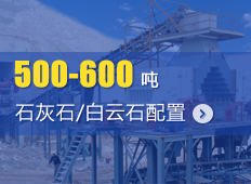 時產500-600噸石灰石/白云巖砂石骨料生產線