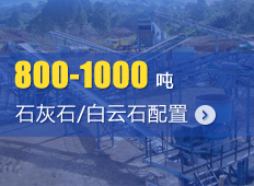 時產800-1000噸石灰石/白云巖砂石骨料生產線