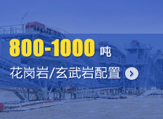 時產(chǎn)800-1000噸花崗巖/玄武巖砂石骨料生產(chǎn)線