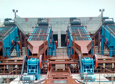 陜西咸陽1200t/h篩分破碎水洗系統|陜西篩分破碎生產線