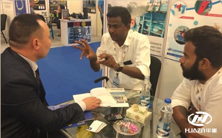  大華重工亮相印度國際工程機械展覽會