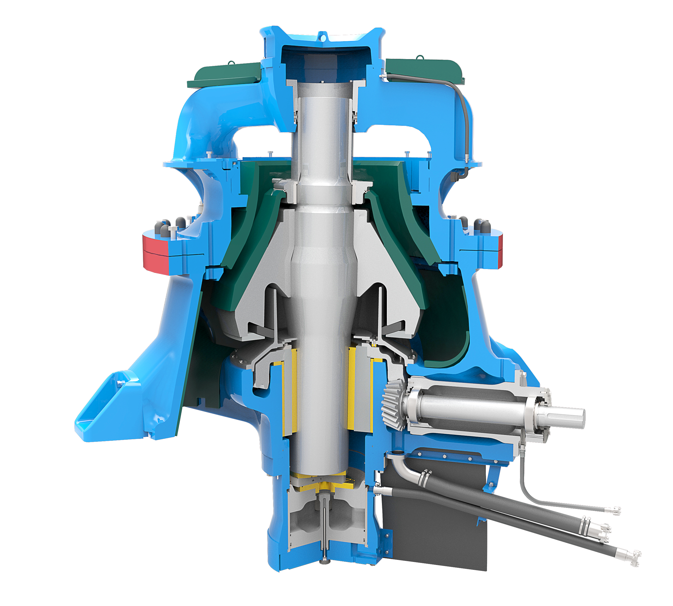 二段破碎作業，圓錐破碎機和反擊式有什么區別