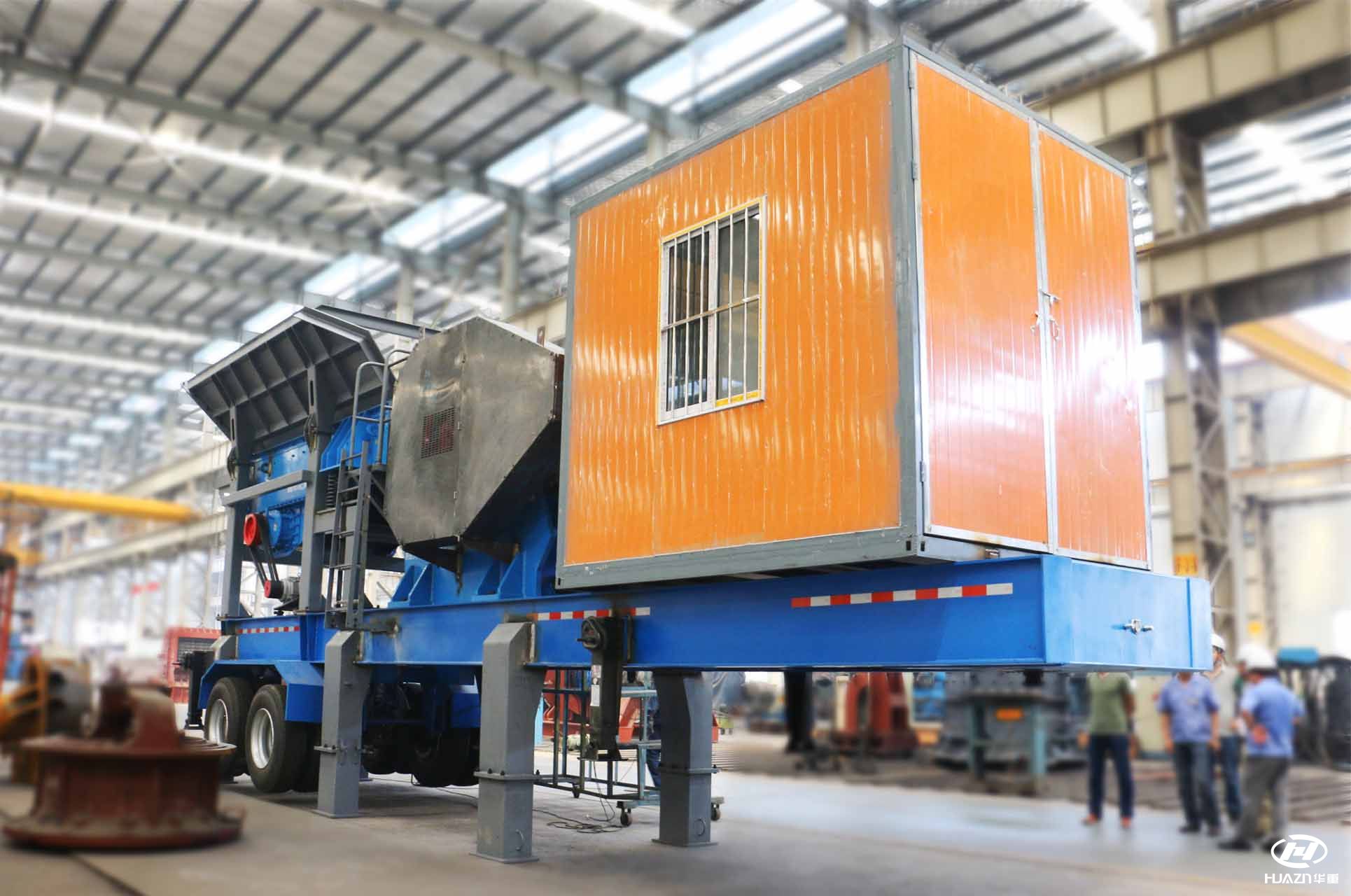 顎式破碎機移動站