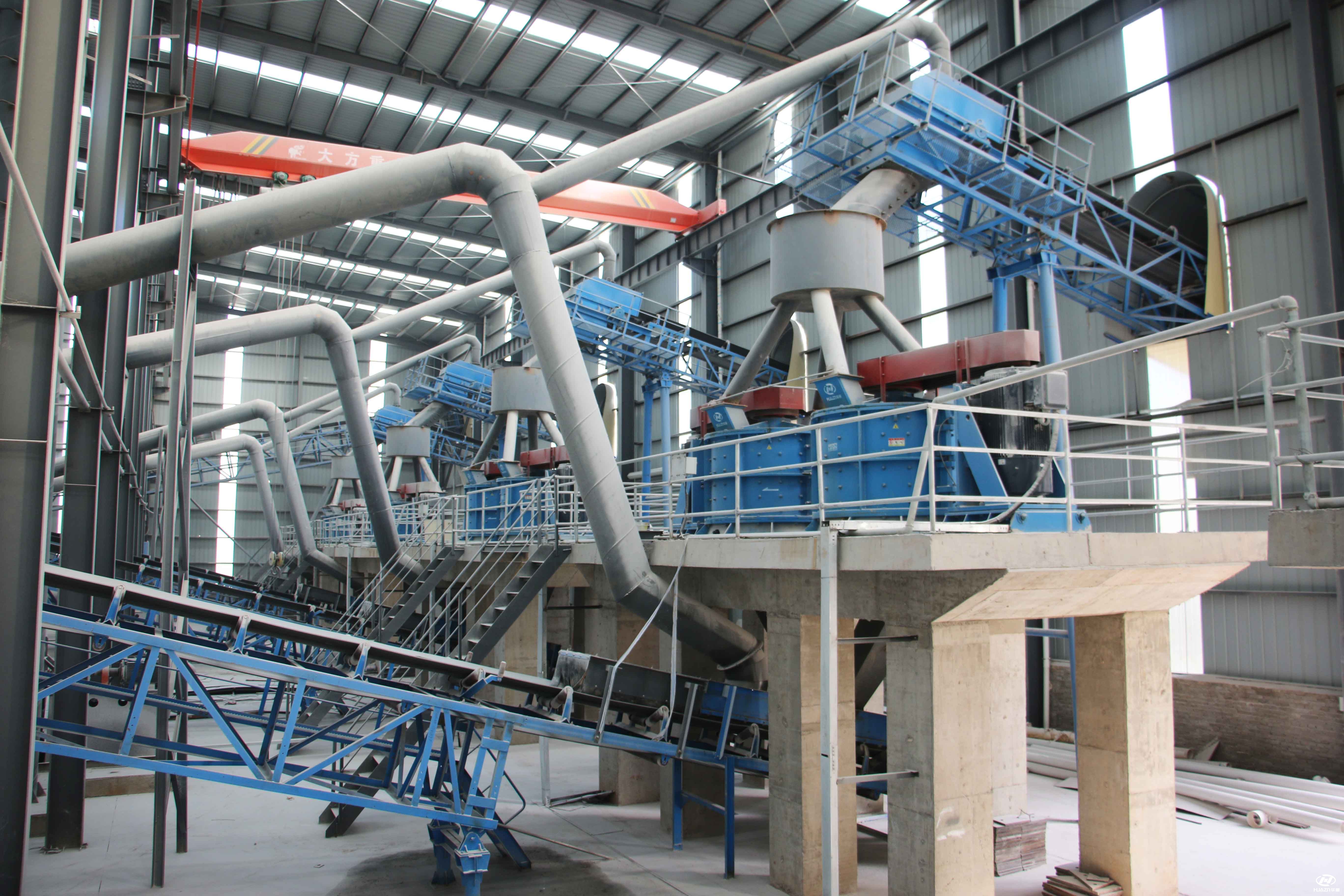 四川蒙自日產2000噸的石灰巖生產線進入投產中