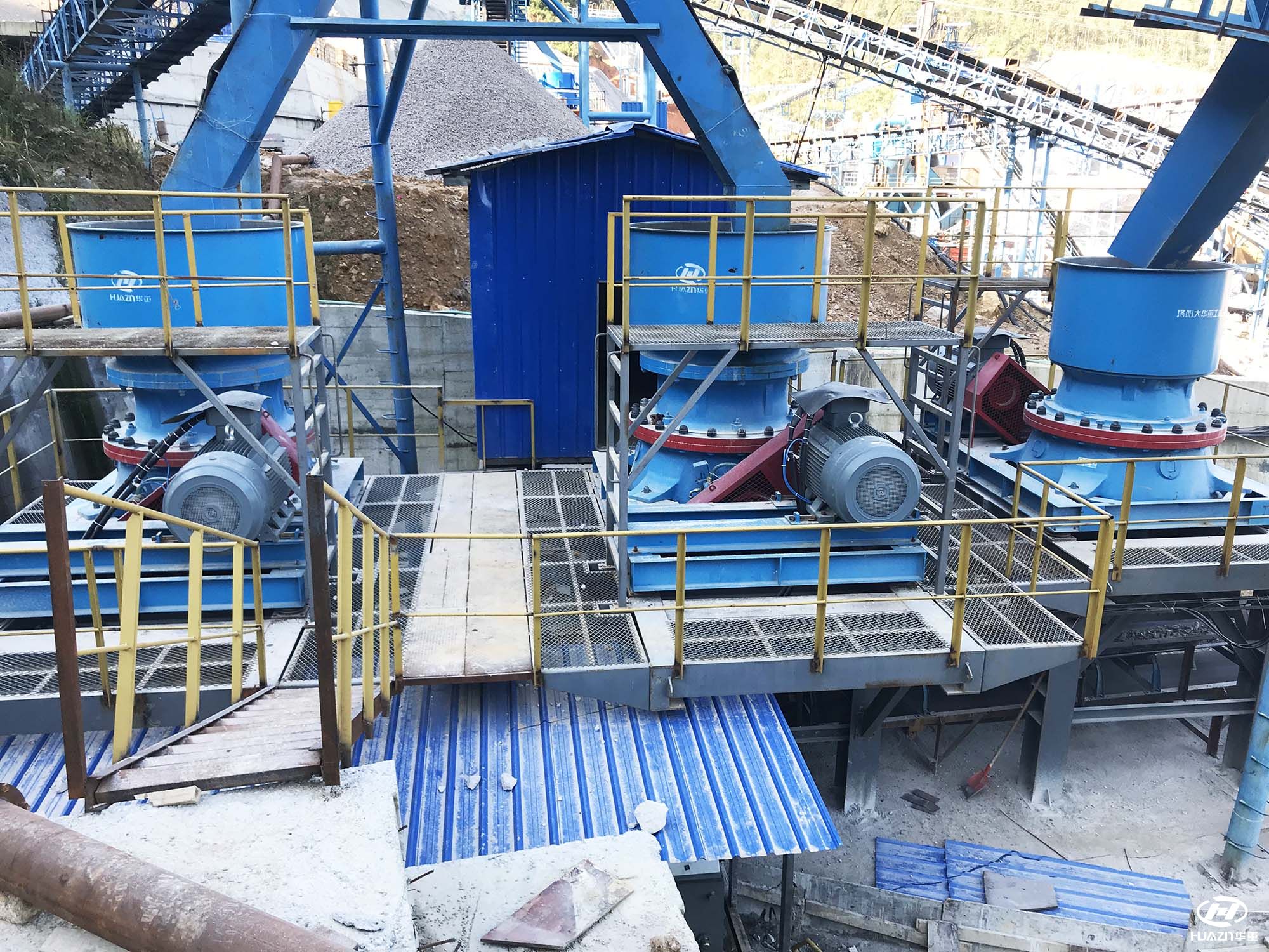 圓錐破碎機在福建水電站應用