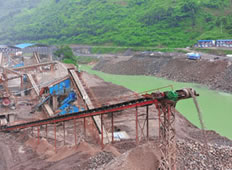 針對水利水電建設使用的成套破碎篩分設備