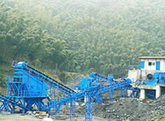 中鐵15局杭黃高鐵項目2×150t/h砂石骨料生產線