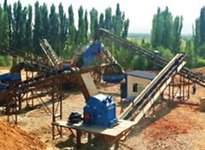 2016年在新疆第二、第三條鵝卵石破碎線同時交付生產