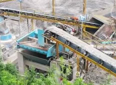 貴州角木塘水電站450t/h砂石骨料系統