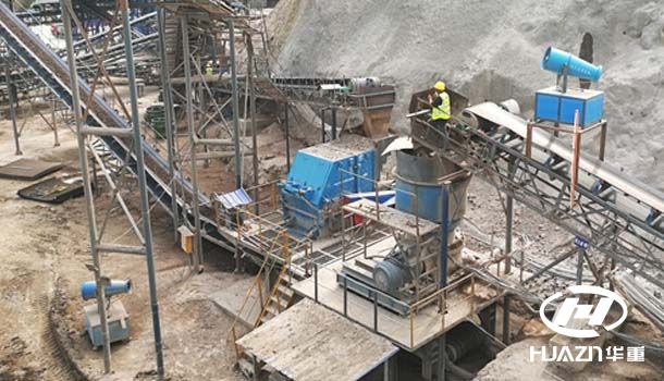 大華重工破碎機用在福建水電站大壩