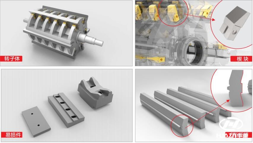 反擊式破碎機結構部件