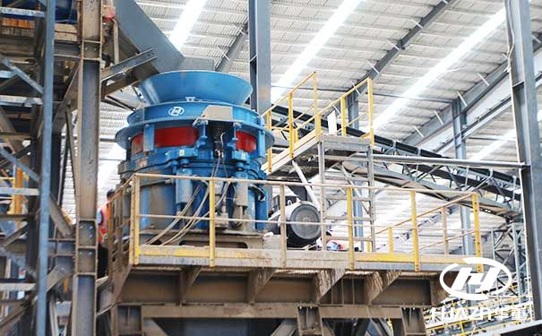 圓錐破碎機(jī)處理300噸花崗巖生產(chǎn)線