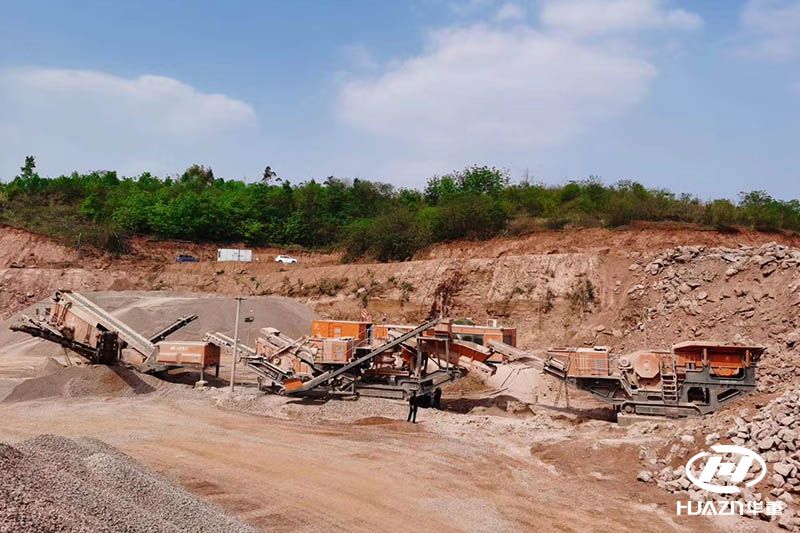 移動破碎站現場