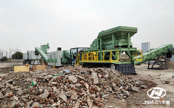 建筑垃圾移動破碎機