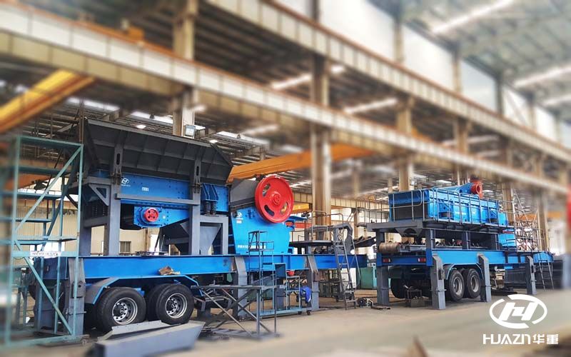 顎式破碎機輪胎式破碎機