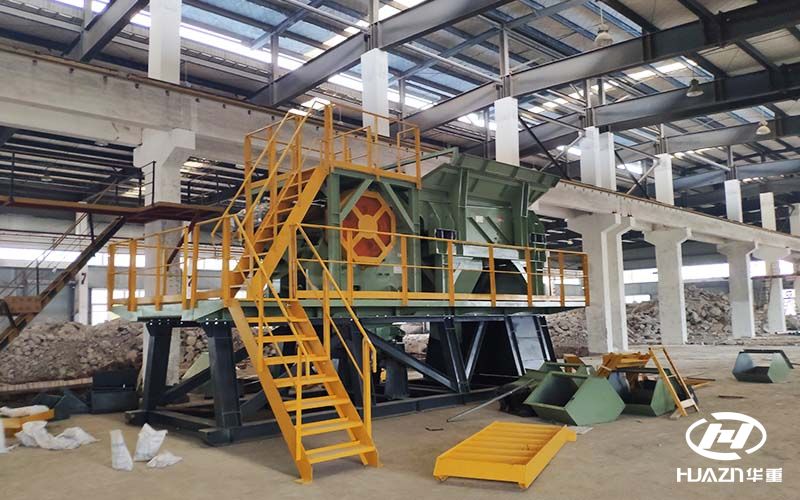 建筑垃圾生產(chǎn)線小模塊項目在大華重工啟動