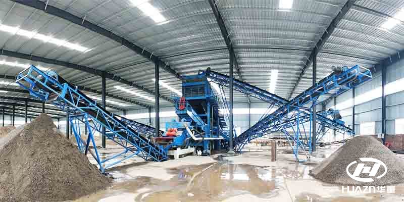 環保型制砂生產線車間