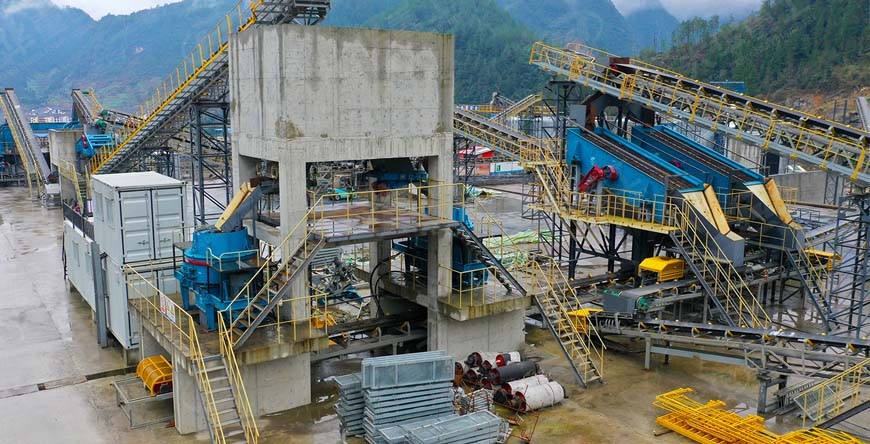 時產1000噸骨料生產線