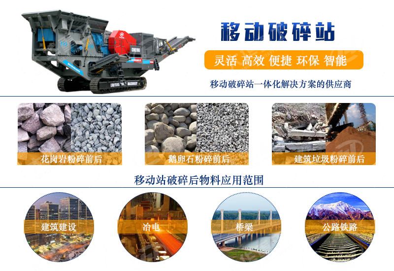 移動破碎機(jī)應(yīng)用范圍