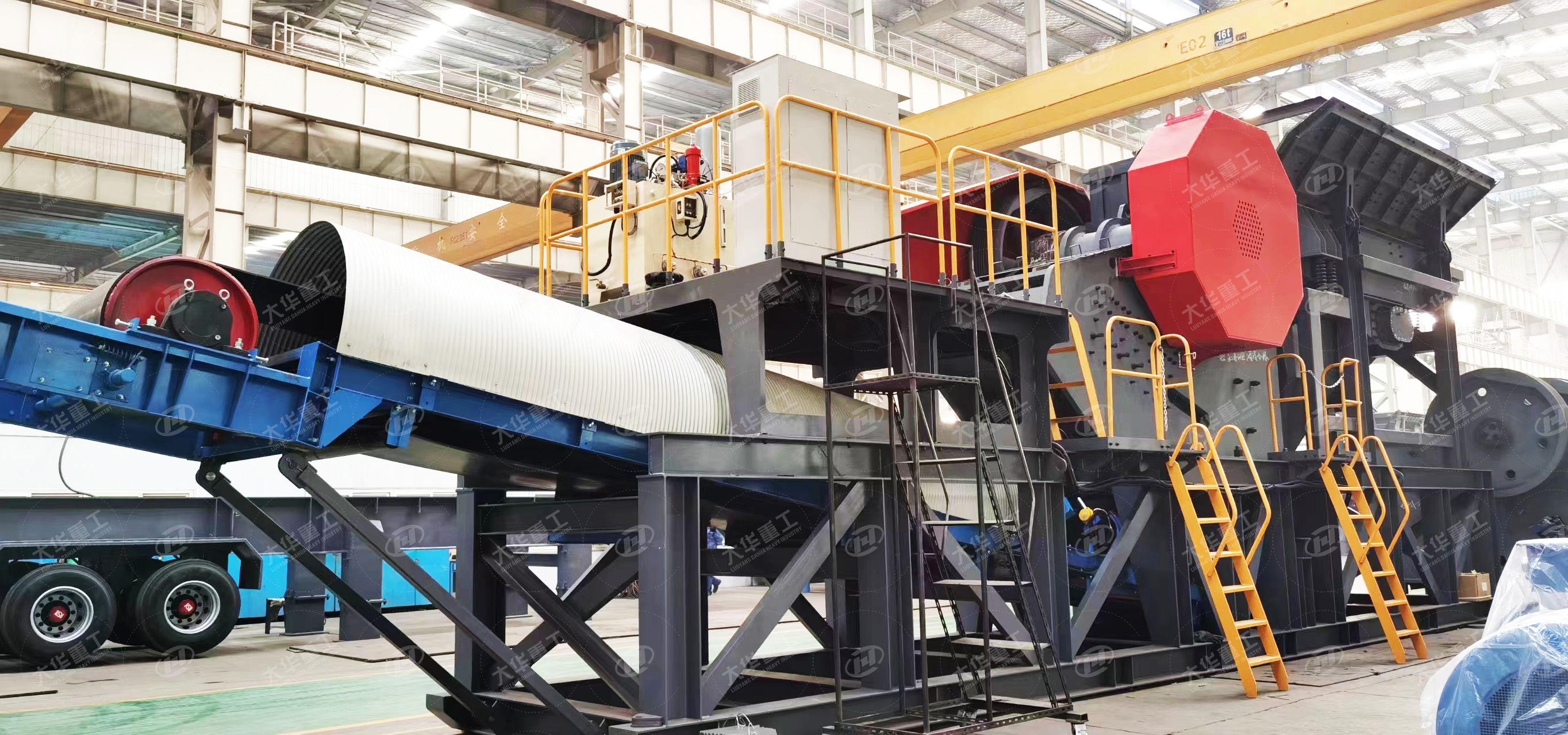 移動礦石破碎機